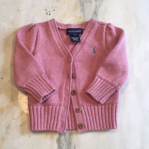 Ralph Lauren 9m Pink Sweater